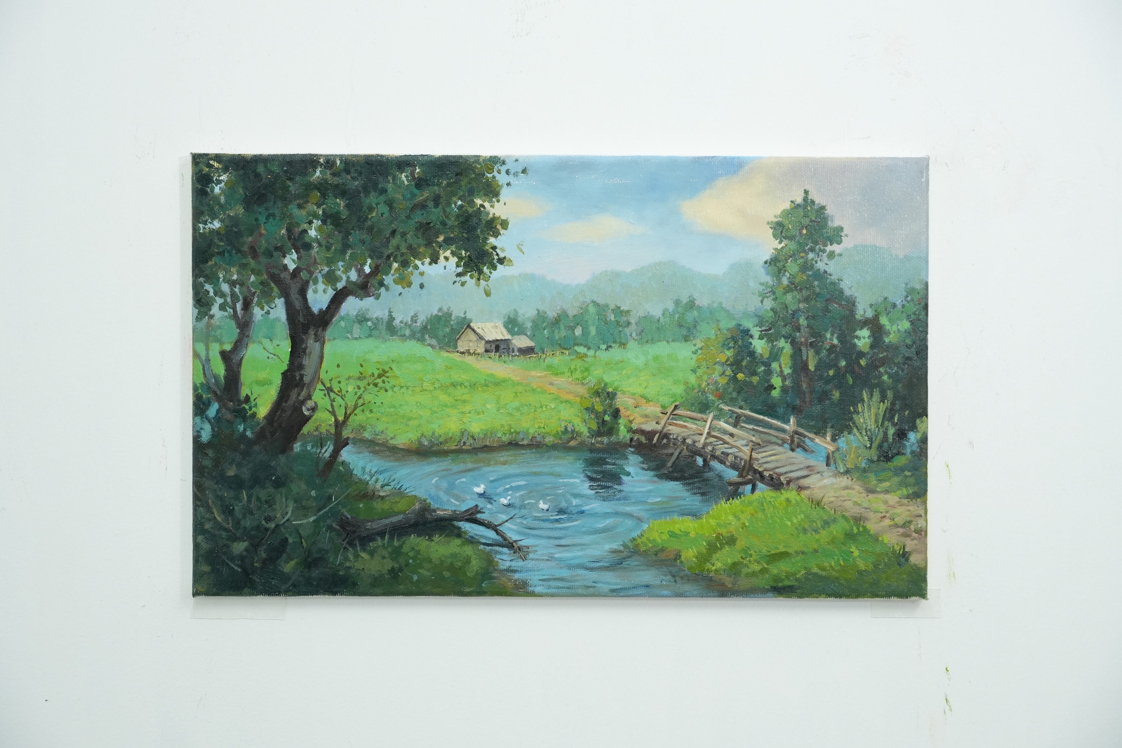 Tranquil Passage – The Countryside Bridge