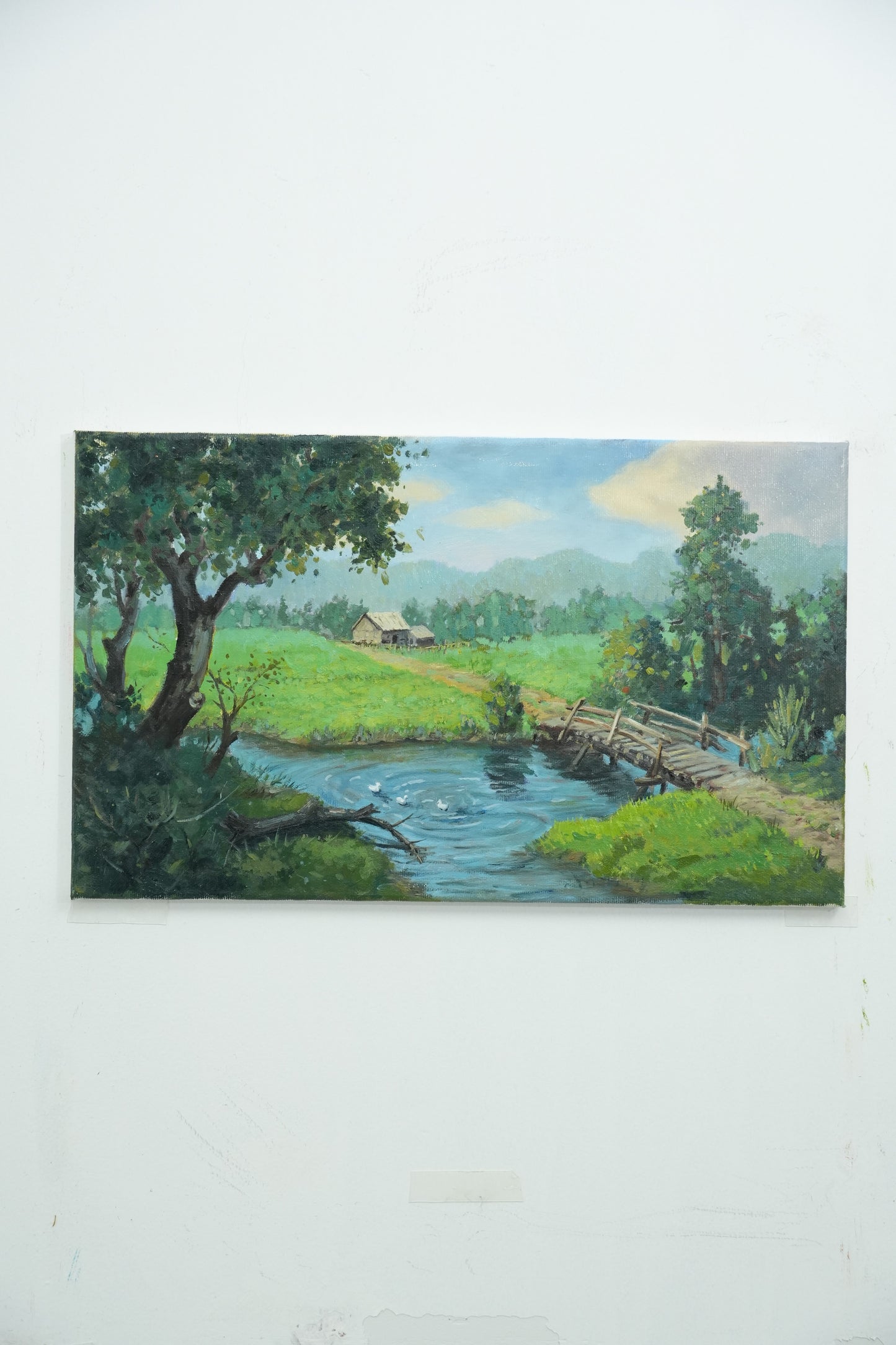 Tranquil Passage – The Countryside Bridge