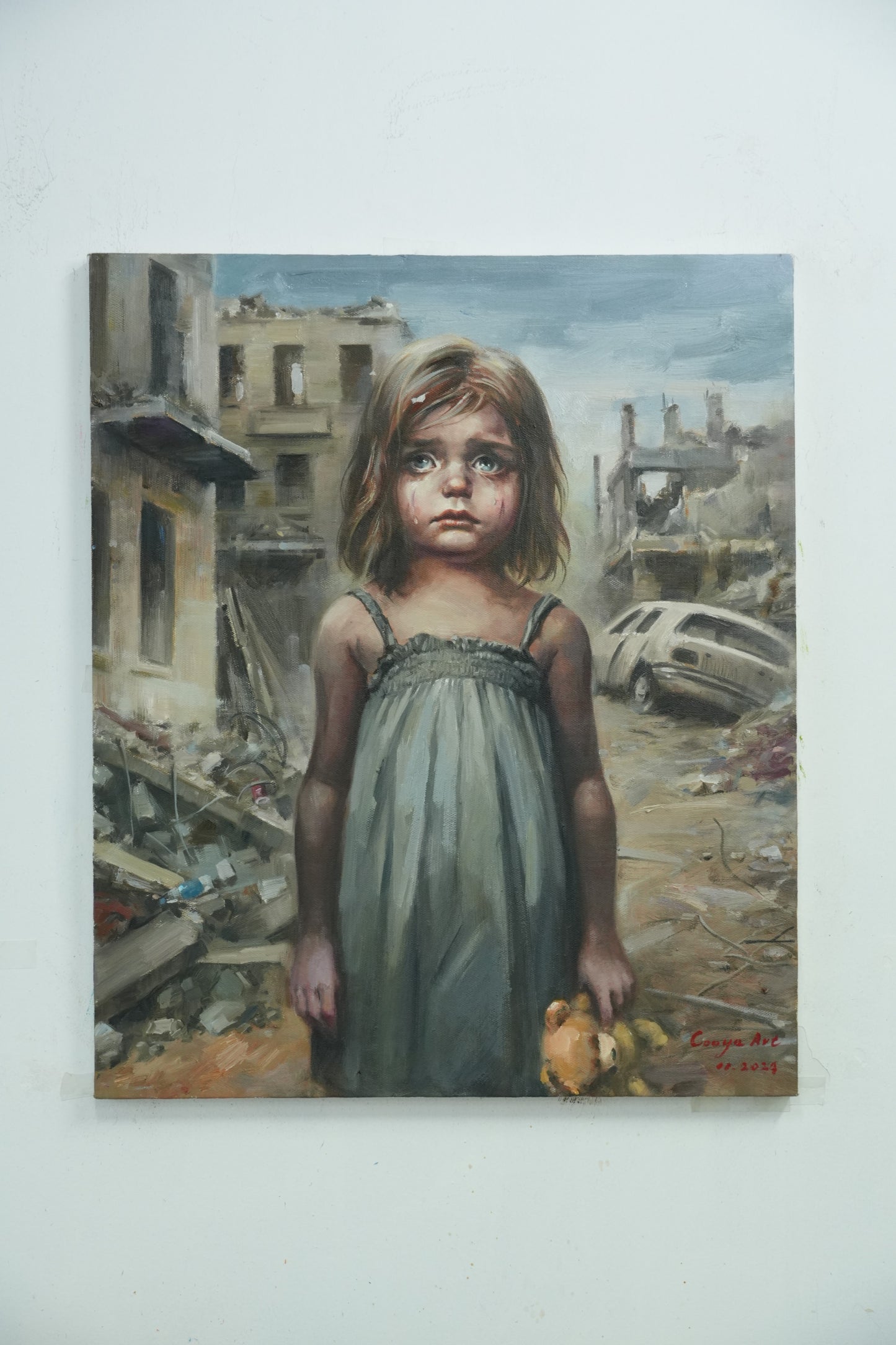 Tears of Silence – Girl in the Rubble