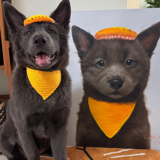 Pet Custom Oil Painting-Enjoy 10% discount