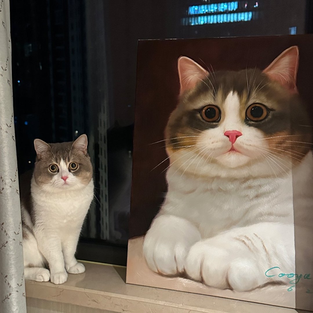 Pet Custom Oil Painting-Enjoy 10% discount