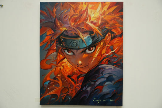Naruto Unleashed – Original Acrylic Painting