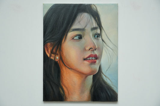 Graceful Gaze – Portrait of Zhang Ruonan