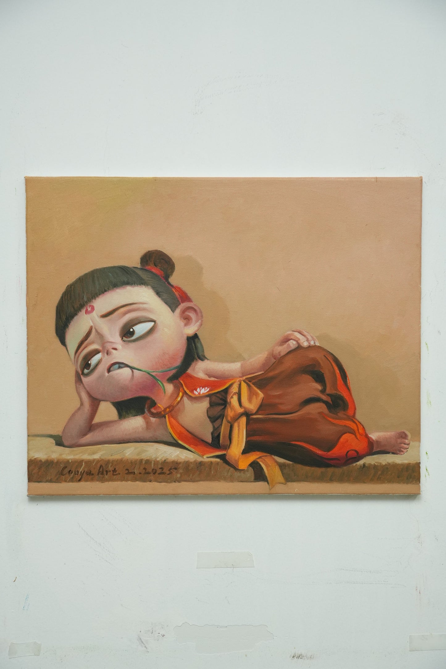 Relaxed Nezha: The Third Prince at Ease