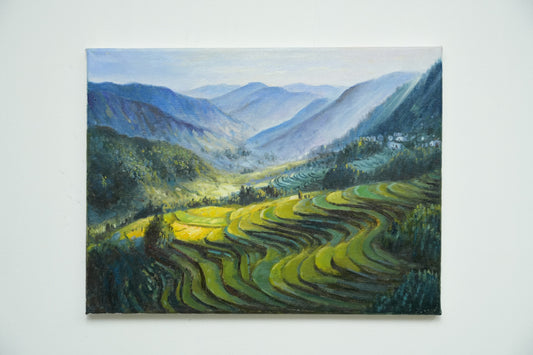Terraced Harmony – Fields Beneath Endless Mountains