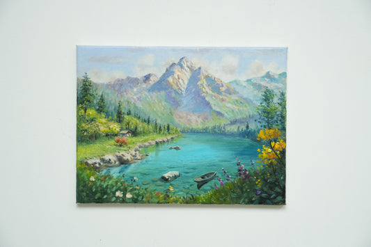 Emerald Reflection – Tranquil Valley and Mirror Lake