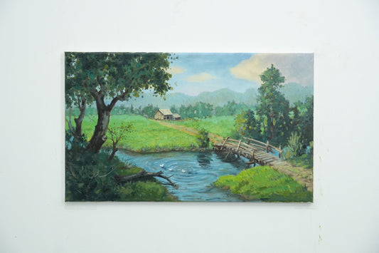 Tranquil Passage – The Countryside Bridge