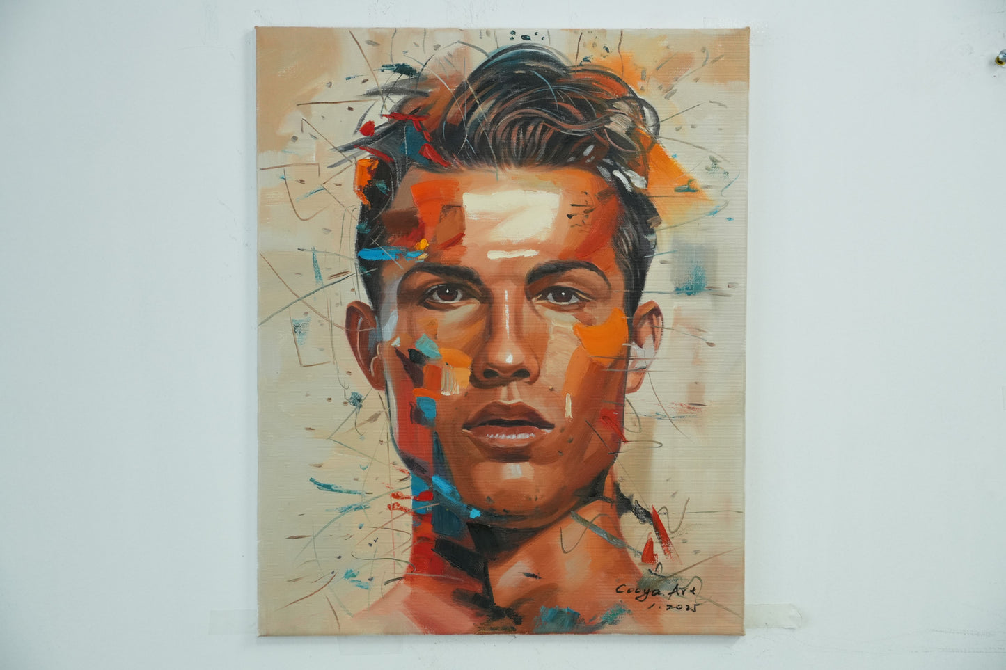 Relentless Spirit: Cristiano Ronaldo in Color
