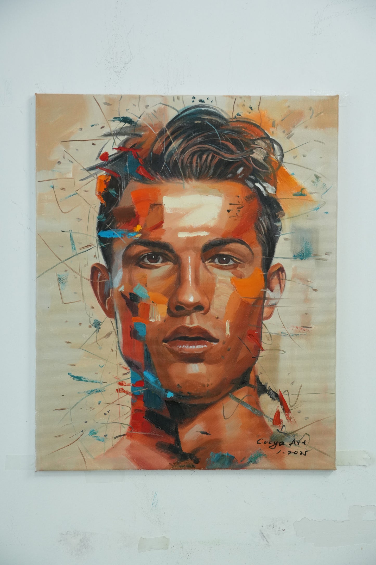 Relentless Spirit: Cristiano Ronaldo in Color