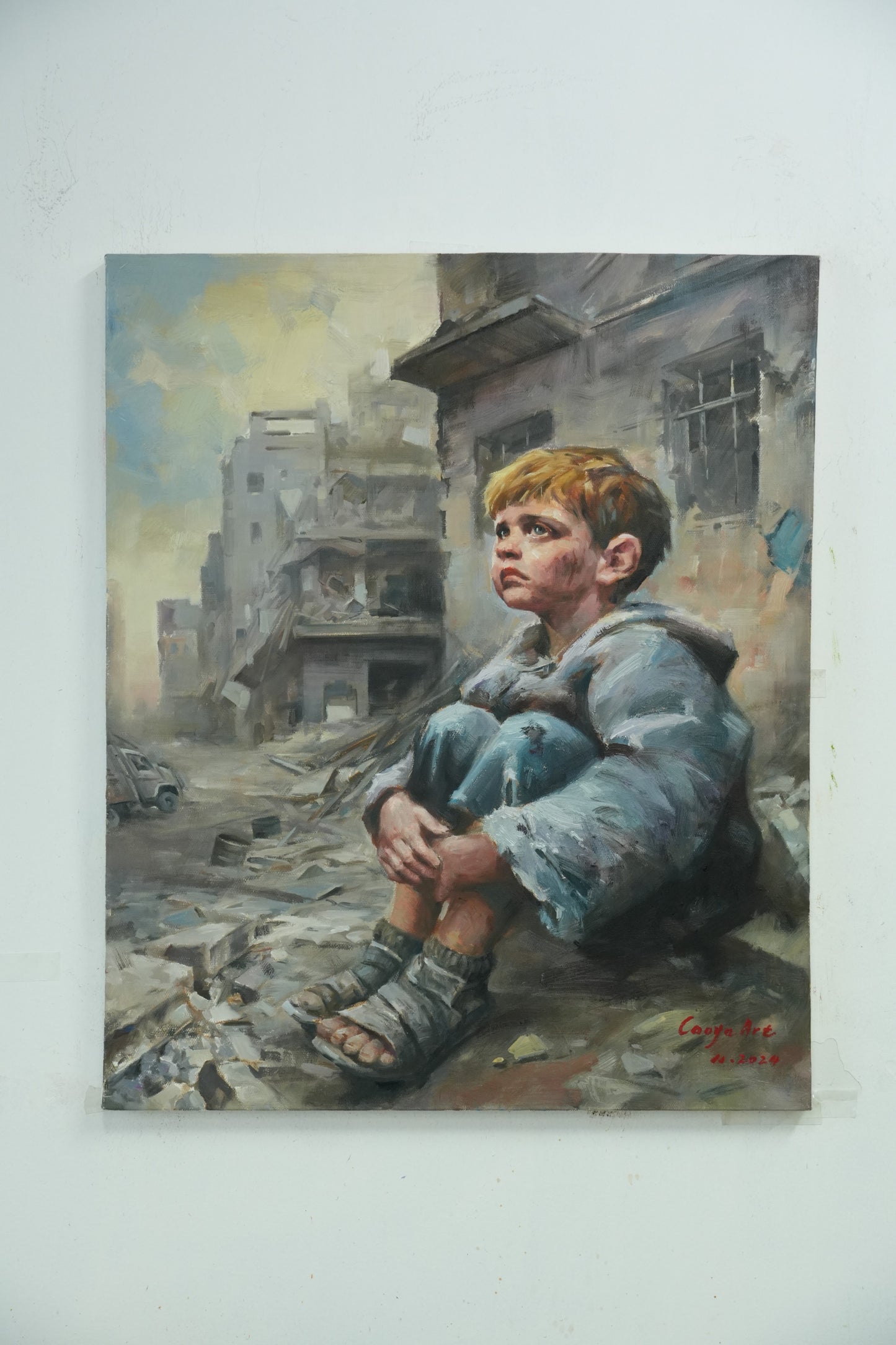 A Glimpse of Hope – Boy in the Ruins