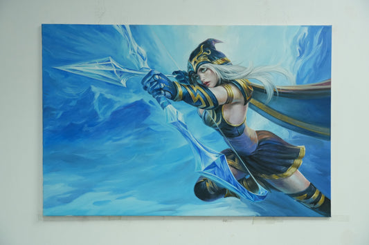 Ashe, Frost Archer – League of Legends Original Portrait