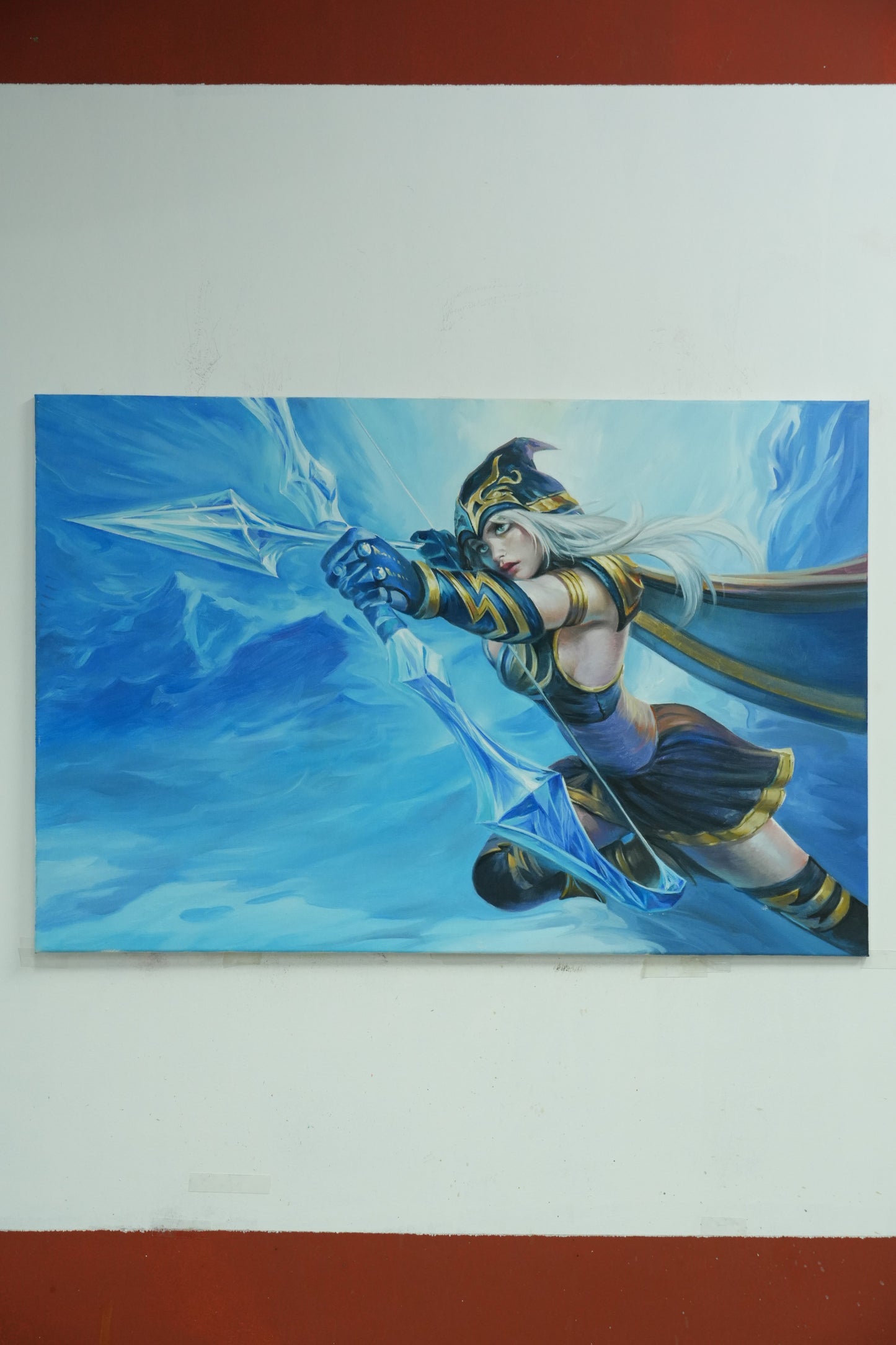 Ashe, Frost Archer – League of Legends Original Portrait