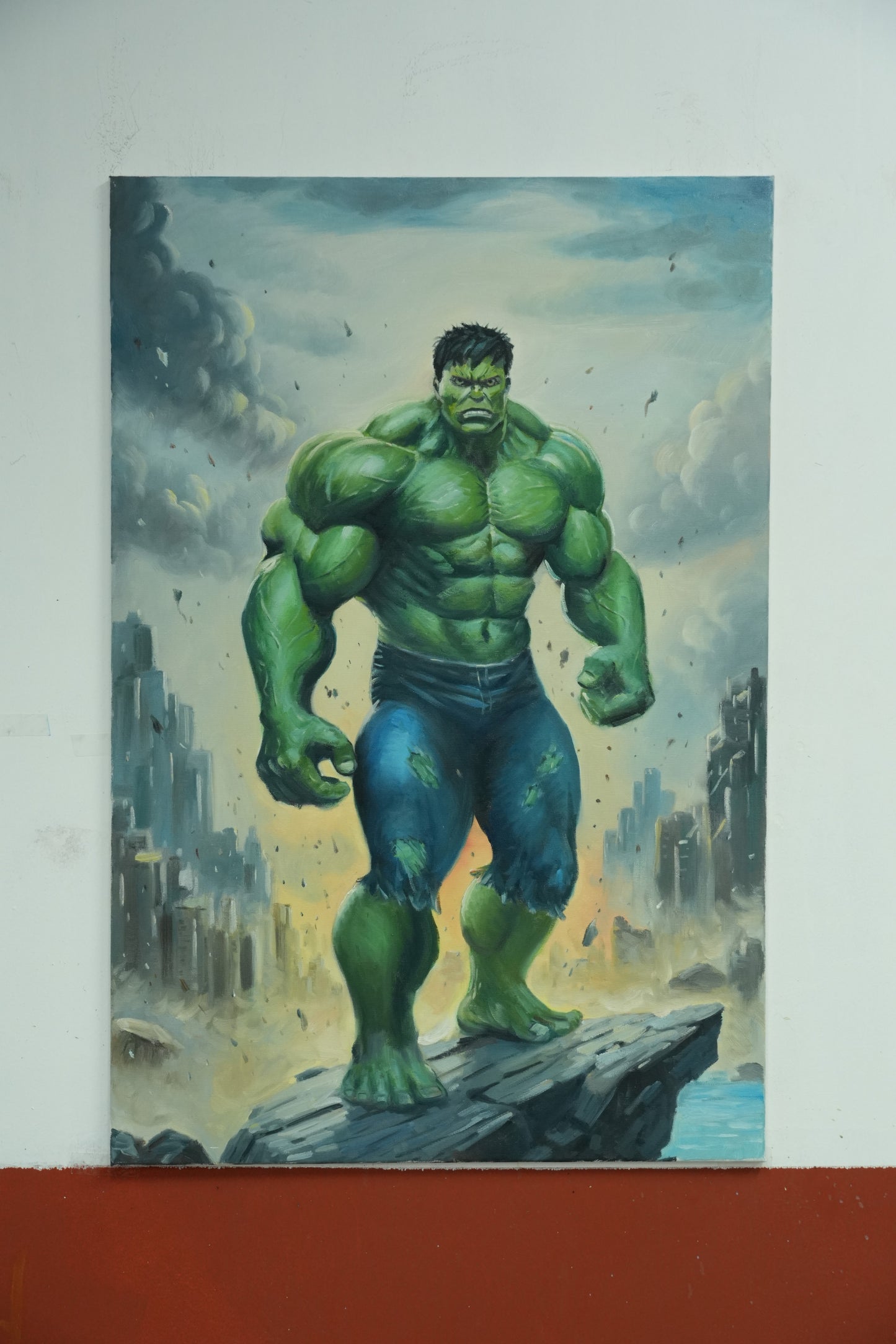 Rage Unleashed: The Hulk in Motion