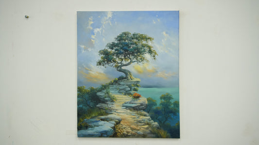 Skybound Tree at the Edge of the World